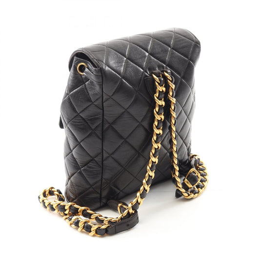 Chanel Matelasse Lambskin Backpack Black