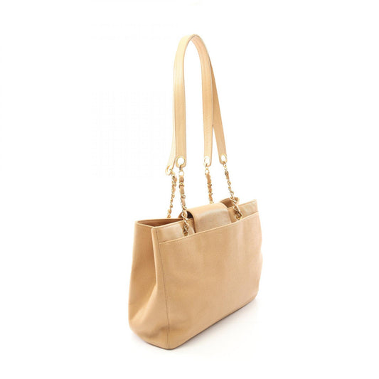 Chanel Caviar Skin Coco Mark Tote Bag