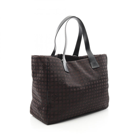 Chanel Nylon Canvas Leather Tote Bag A26156