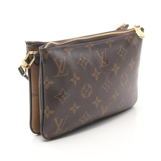 Louis Vuitton Monogram Double Zip Shoulder Bag M69203