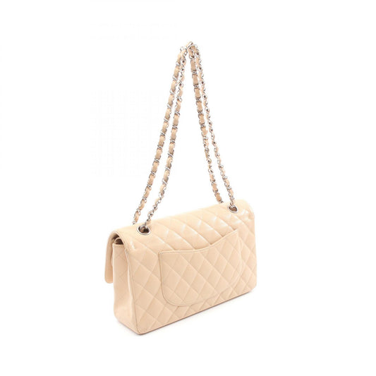 Chanel Caviar Skin Matelasse W Flap Shoulder Bag