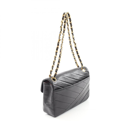 Chanel Lambskin Shoulder Bag Black