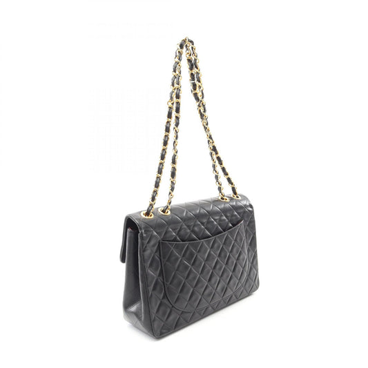 Chanel Lambskin Shoulder Bag Black A01094