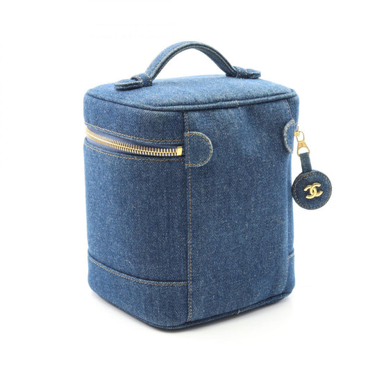 Chanel Denim Coco Mark Handbag A01998