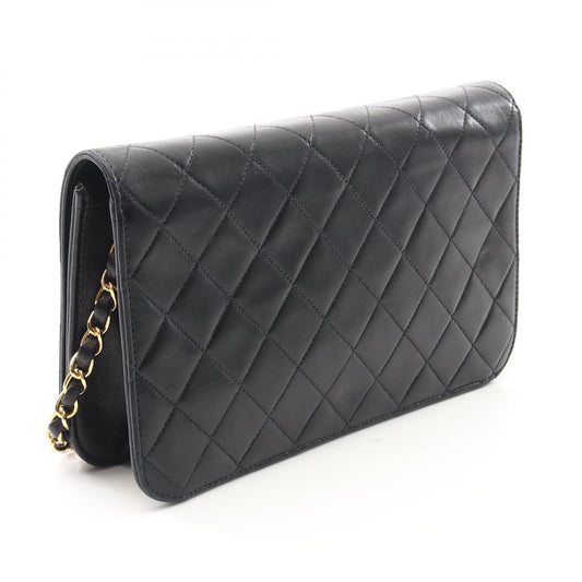 Chanel Lambskin Matelasse Shoulder Bag Black