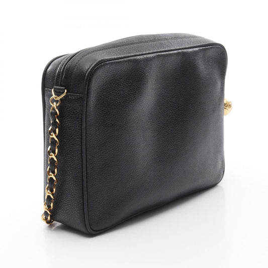 Chanel Triple Coco Mark Caviar Shoulder Bag