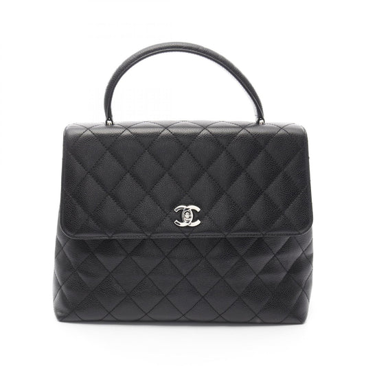 Chanel Caviar Skin Matelasse Top Handle Bag