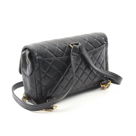 Chanel Matelasse Lambskin Backpack Black