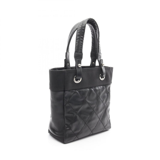Chanel Paris Biarritz PM Tote Bag Leather PVC