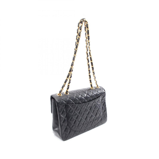 Chanel Lambskin Shoulder Bag Black A01094