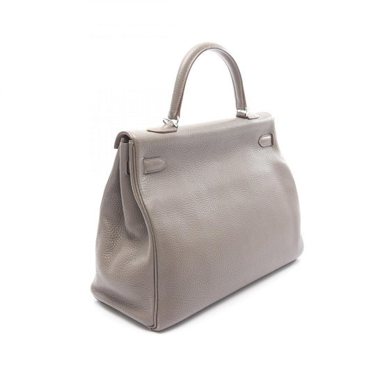 Hermes Kelly 35 Leather Handbag Brown