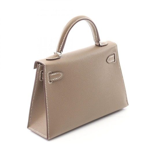 Hermes Mini Kelly 2 Handbag Brown