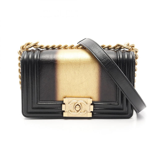 Chanel Boy Small Leather Shoulder Bag A67085