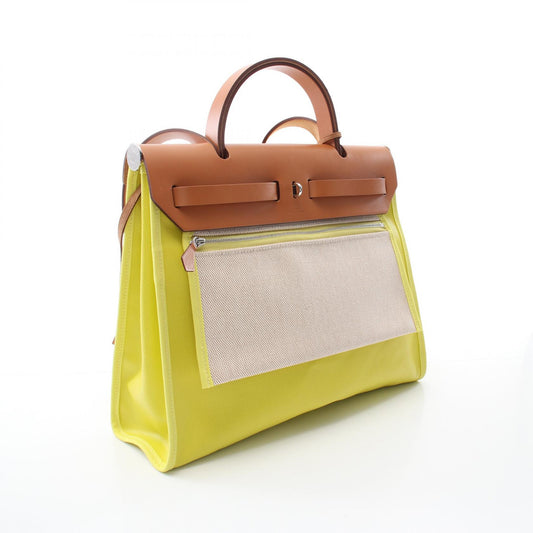 Hermes Canvas Herbag Zip PM Handbag