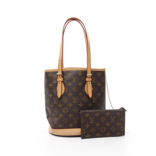 Louis Vuitton Monogram Bucket PM Handbag M42238