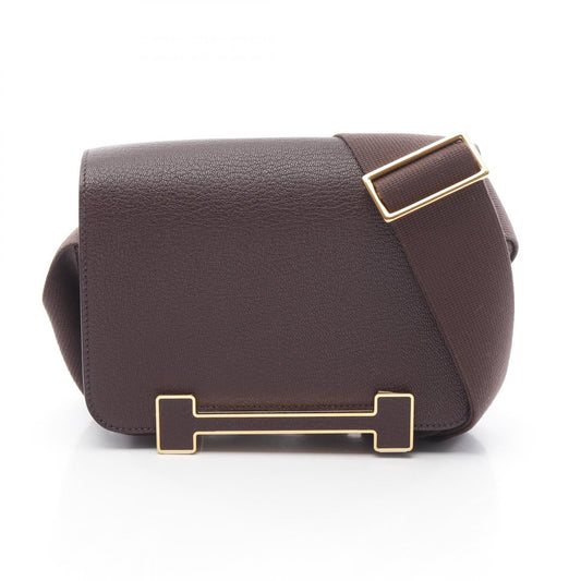 Hermes Geta Rouge Sellier Shoulder Bag