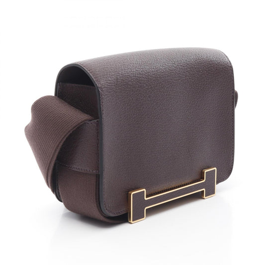 Hermes Geta Rouge Sellier Shoulder Bag