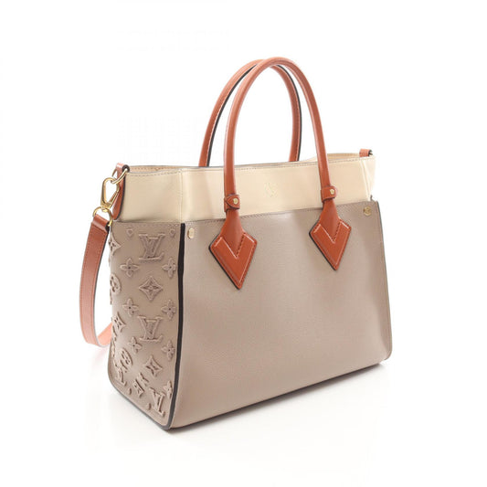 Louis Vuitton On My Side Monogram Tapestry Leather Handbag M53825