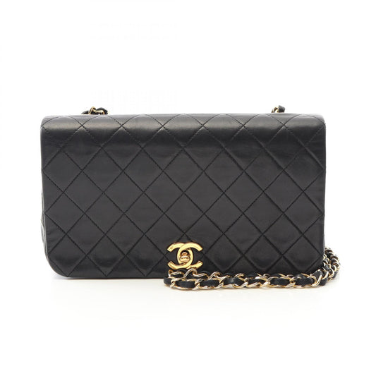 Chanel Lambskin Full Flap Shoulder Bag A02500