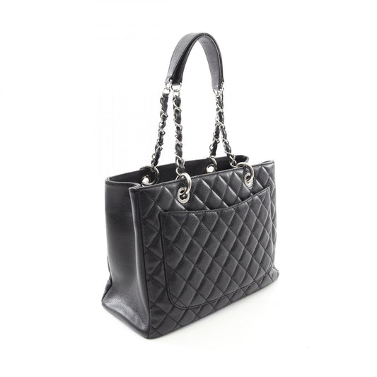 Chanel Matelasse GST Tote Bag Leather Black