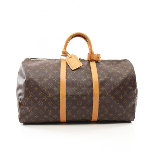 Louis Vuitton Keepall 50 Boston Bag Monogram Brown