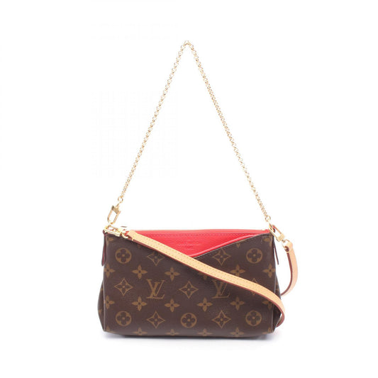 Louis Vuitton Monogram Pallas Clutch Handbag