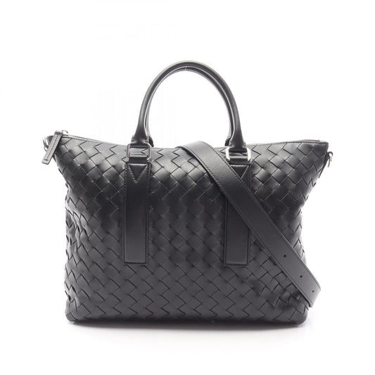 Bottega Veneta Leather Intrecciato Briefcase