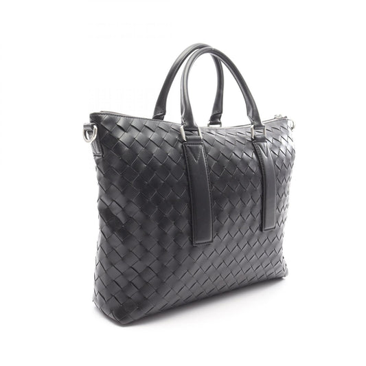 Bottega Veneta Leather Intrecciato Briefcase