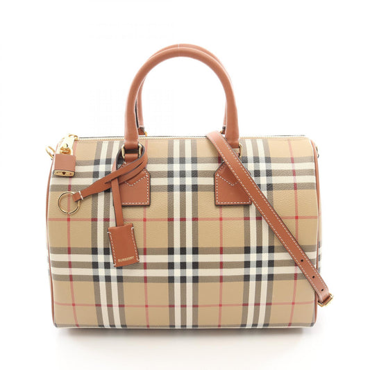 Burberry Vintage Check Leather Handbag