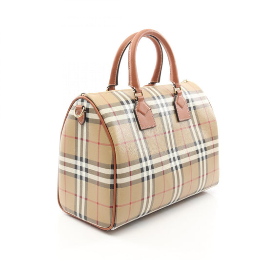 Burberry Vintage Check Leather Handbag