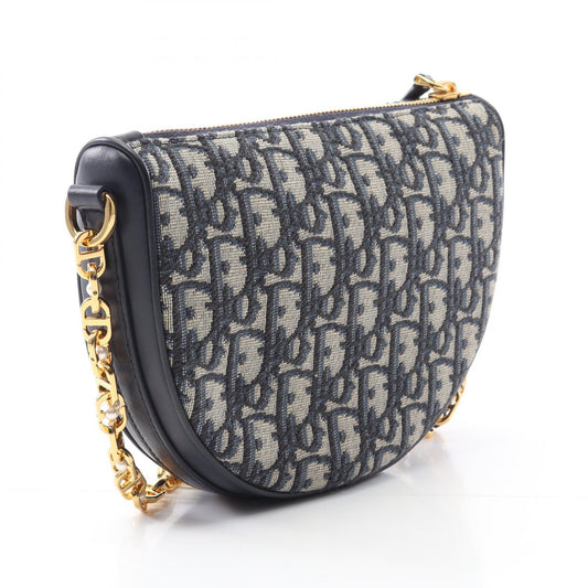 Diorstar Callisto Oblique Denim Leather Shoulder Bag