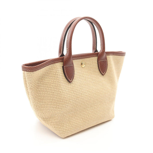 Longchamp Le Pliage XS Basket Tote Bag Fabric Leather