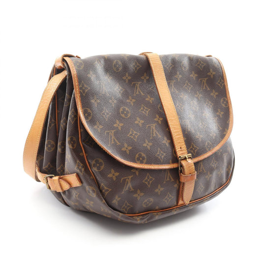 Louis Vuitton Saumur 35 Shoulder Bag Monogram Brown