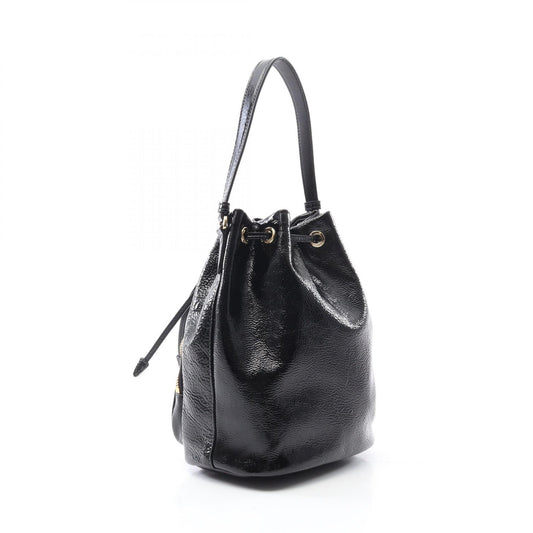 Prada Patent Leather Duet Bucket Bag 1BH0382DNTF0002