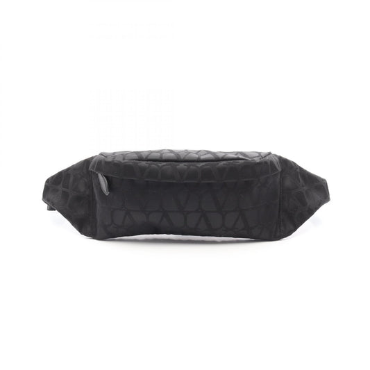 Valentino Canvas Iconograph Waist Bag Black