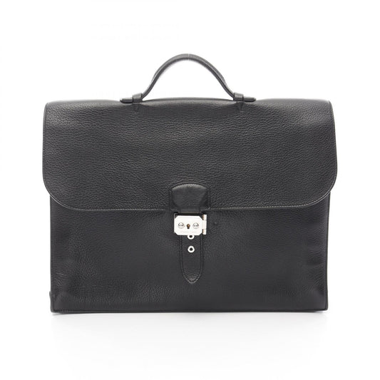 Hermes Togo Leather Sac a Depeche 38 Briefcase