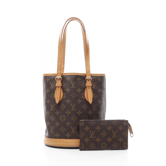 Louis Vuitton Monogram Bucket PM Handbag M42238