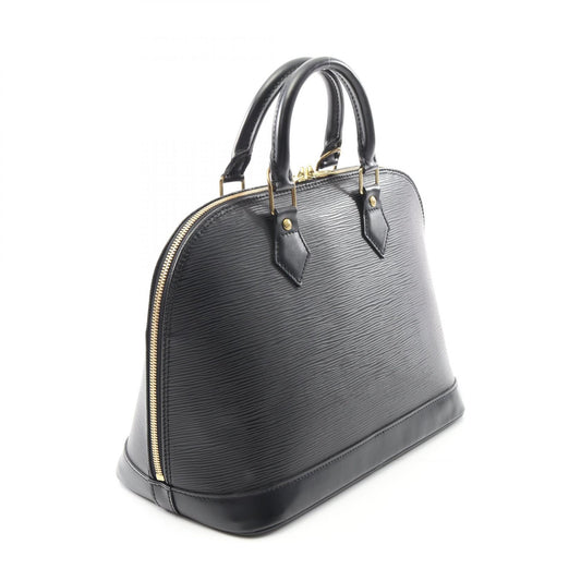 Louis Vuitton Alma Epi Noir Leather Handbag M52142
