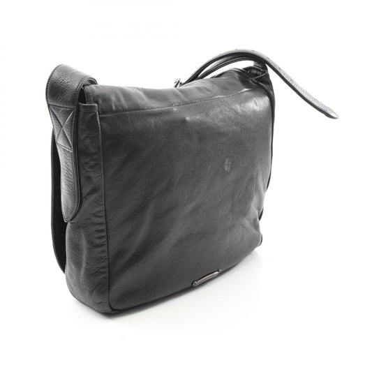 Chrome Hearts Leather Shoulder Bag Black