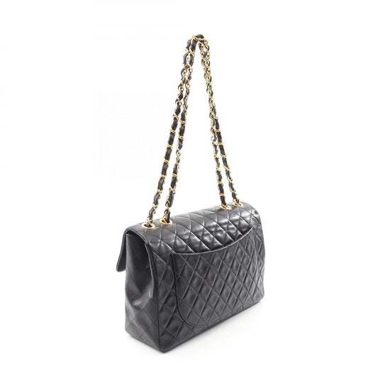 Chanel Lambskin Shoulder Bag Black A01094