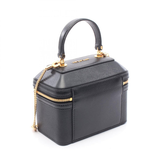 Bvlgari Serpenti Leather Handbag Black