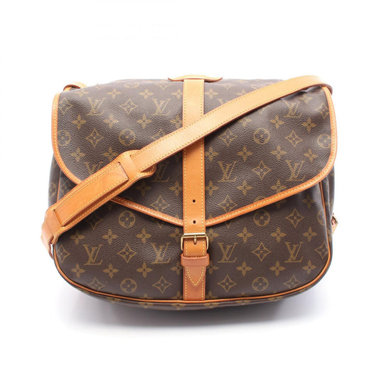 Louis Vuitton Saumur 35 Shoulder Bag Monogram Brown