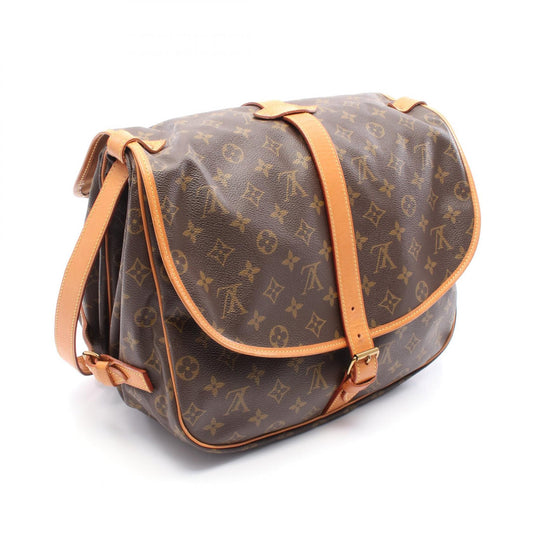Louis Vuitton Saumur 35 Shoulder Bag Monogram Brown