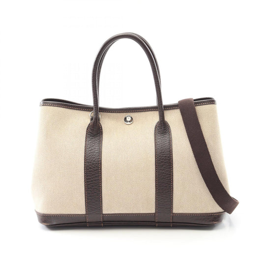 Hermes Garden Party TPM Canvas Tote Bag