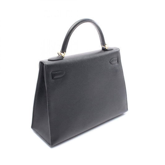 Hermes Kelly 32 Handbag Black Leather
