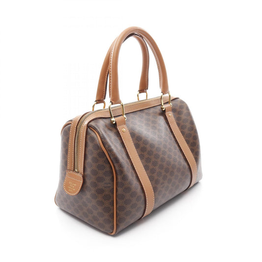 Celine Macadam Handbag PVC Coated Canvas Leather