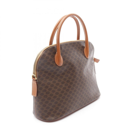 Celine Macadam Handbag PVC Coated Canvas Leather