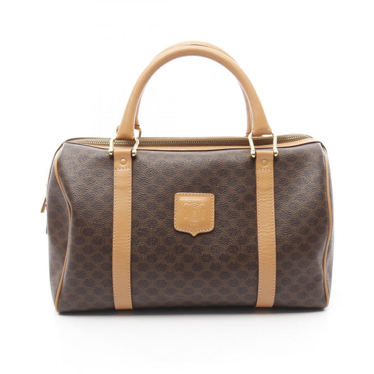 Celine Macadam Handbag PVC Coated Canvas Leather