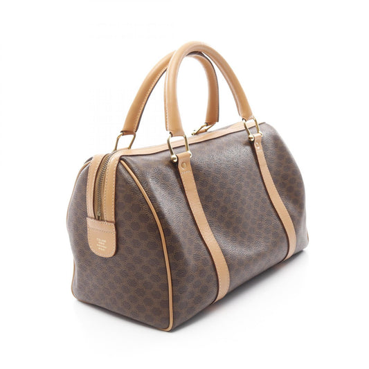 Celine Macadam Handbag PVC Coated Canvas Leather