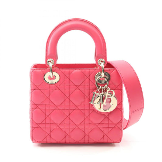 Dior Lady Dior Small Cannage Leather Handbag